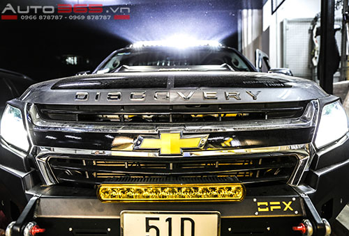 Chevrolet Colorado độ led bar gtr phá sương - 80w